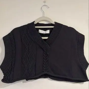 LE CIEL BLEU 블랙 니트 베스트 36