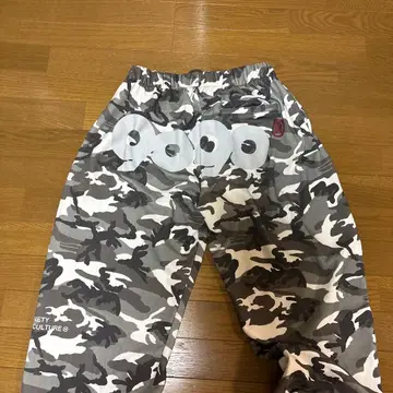 9090 카모 패턴 조거 팬츠