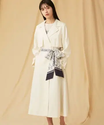 스카프 포함 드레스 트렌치코트 JILL by JILL STUART