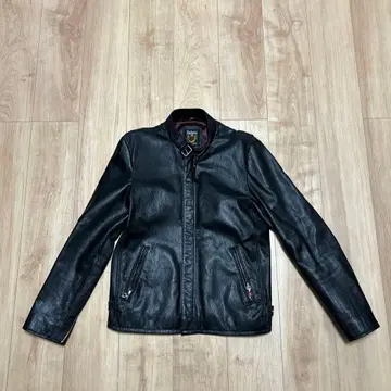 Schott 블랙 싱글 라이더 자켓 M