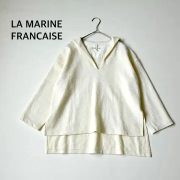마린프랑세즈 압축 울 세일러 카라 풀오버