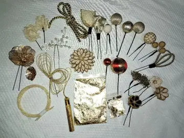 성인식 기모노 머리 장식