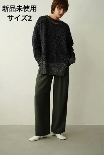 클라네 BASIC TUCK PANTS