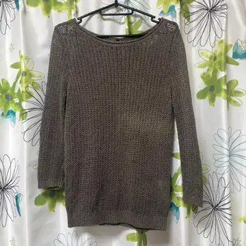 23구 브라운 니트 스웨터 긴팔