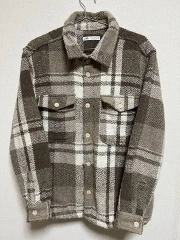 ZARA 플란넬 셔츠 XL