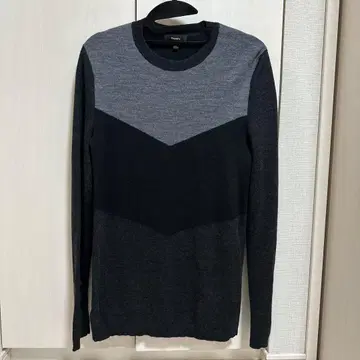 Theory 그레이 블랙 스웨터 XS