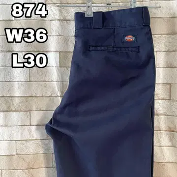 디키즈 워크 팬츠 874 네이비 36 x 30
