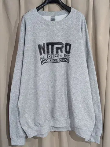 나이트로 마이크로폰 언더그라운드 맨투맨 2XL NITRO