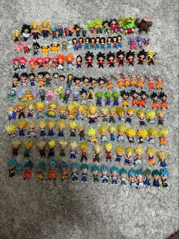 드래곤볼 피규어 키링 세트 약 150개 이상