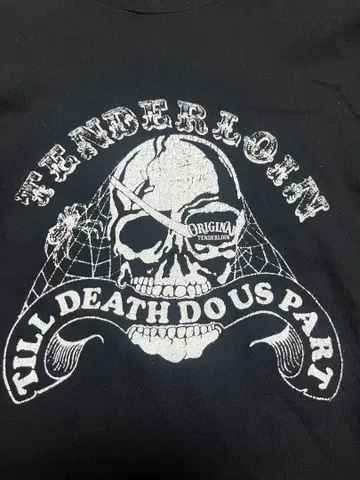 텐더 로인 T셔츠 L사이즈 스컬 할리