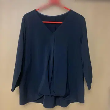 GREEN LABEL 네이비 블라우스 M 사이즈