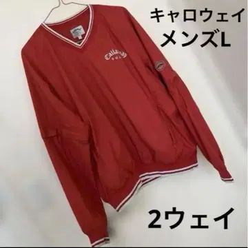 Callaway 골프 자켓 L 사이즈 레드 2웨이