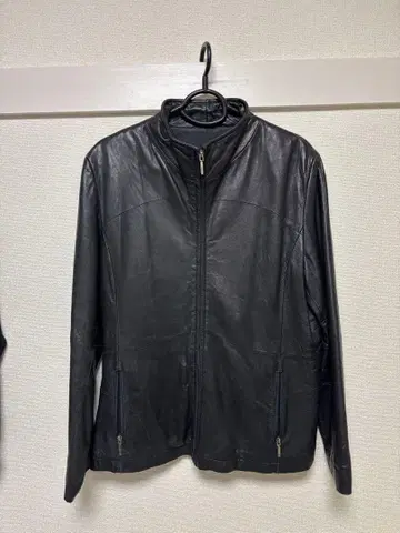 블랙 가죽 자켓