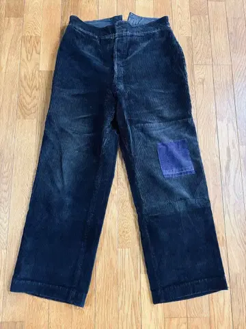 French vintage 40s-50s 코듀로이 팬츠 블랙