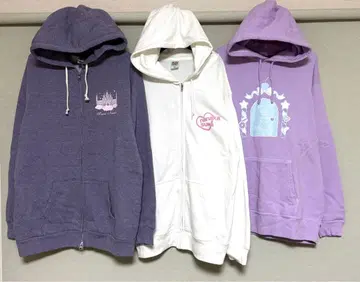 스와 나나카 새상품급 후드티 3점 세트 XL