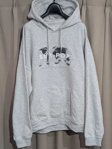 SUB POP 서브팝 맨투맨 후드티 L 그레이