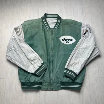 리버서블 NFL NewYork JETS 집업 바시티 자켓