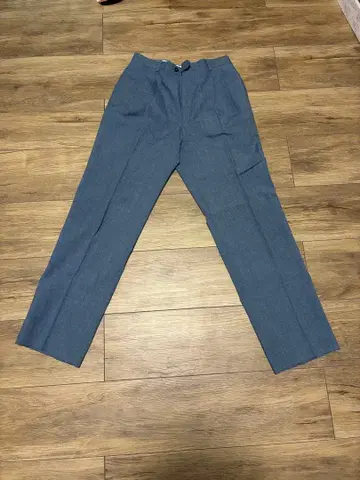 그레이 슬랙스 버튼 포함