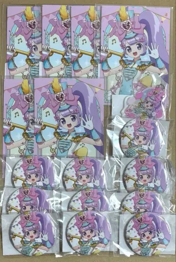 프리파라 마루쿠지 마나카 논 아크릴 키링 캔뱃지 브로마이드