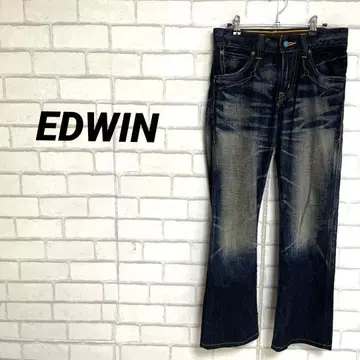 EDWIN 503 에드윈 블루 트립 네이티브 청바지 다크 네이비 데님