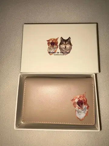 harapeco Eve 지갑 파우치 소가죽 박스 포함