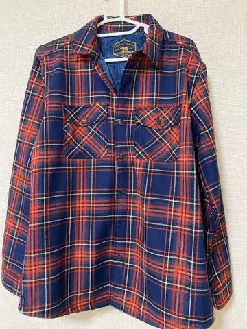 Freedom Foundry 플란넬 셔츠 M 사이즈 타탄 체크