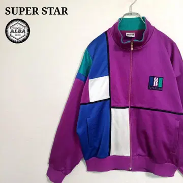 SUPERSTAR 슈퍼스타 저지 90s 빈티지 보라색 퍼플