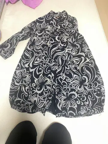 HEAD WAY 플라워 프린트 튜닉