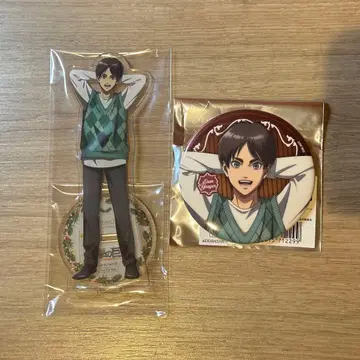 진격의 거인 엘렌 프린스 호텔 아크릴 스탠드 캔뱃지 세트