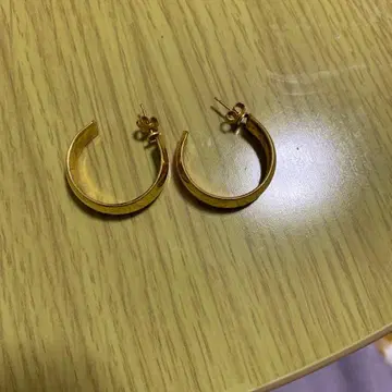 골드 후프 귀걸이
