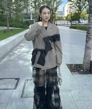 ANDRESD 포 리본 러버 자켓