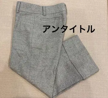 언타이틀 팬츠 백 포켓 품격 있는 라이트 그레이 청순