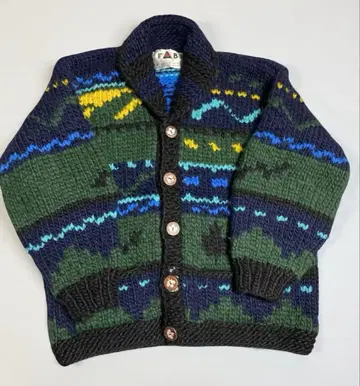 FAB 캐나다제 코위찬 니트 메이플 L~XL 정도 아우터