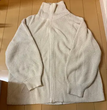 LEPSIM 렙심 7 게이지 지퍼 스탠드 튜닉 F 사이즈