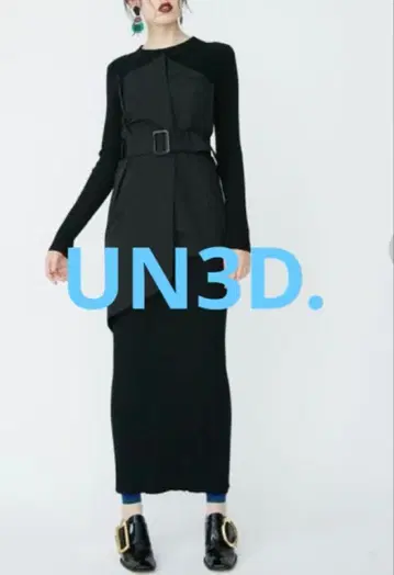 [ UN3D.() ] 뷔스티에 레이어드 원피스 원피스만 38