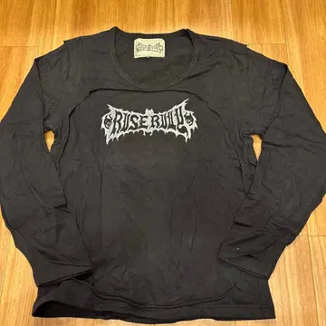 RISE RILY 라이즈릴리 롱T 블랙 미사용 M