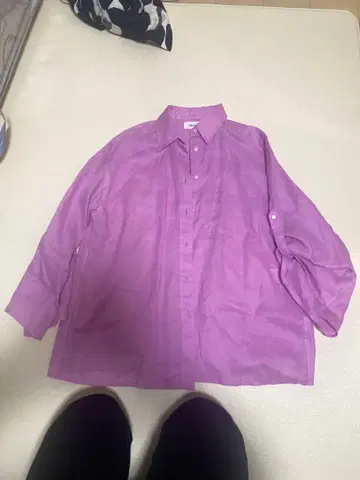 Mila Owen 핑크 긴팔 셔츠 원사이즈