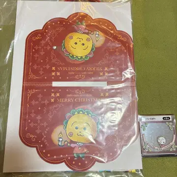 코지코지 크리스마스 랩핑 백 (이온 한정판) + 거울 스티커 2세트