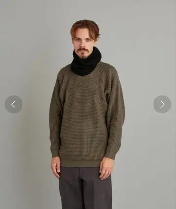 Steven Alan POPCORN LOOSE CREW NECK KNIT