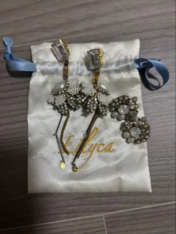 Lilyca 귀걸이 2개 세트 웨딩