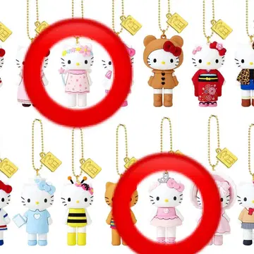 헬로키티전 시크릿 마스코트 참 (발레와 페어리)