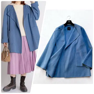 [Spick and Span] 정가 4.6만 울 노카라 미들 기장 코트