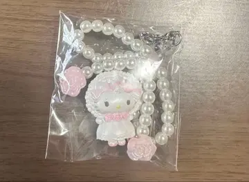 산리오 시크릿 스트랩 (화이트 프릴) 키티