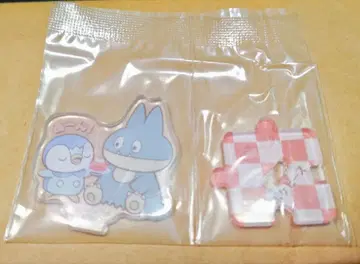 포켓몬스터 피스 쪼르르 이어지는 아크릴 스탠드 Diner 꼬부기 팽도리