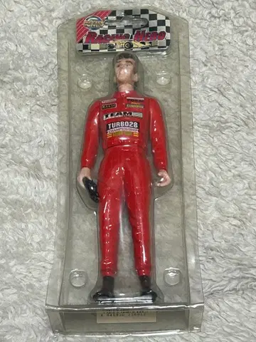 레이싱 히어로 레이싱 피규어 빨간색 아일톤 세나 풍