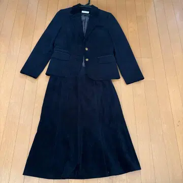 벨벳 블랙 수트 자켓 스커트 M 사이즈 여성용 세레모니