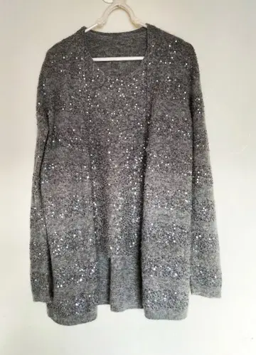 요시에 이나바 스팽글 니트 앙상블