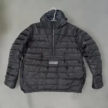 Student Apathy 후드 부착 마이크로 다운 블랙 M