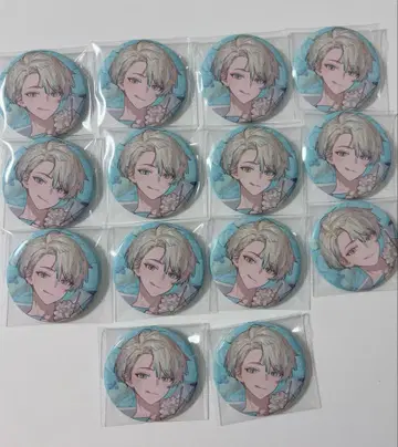 니지산지 히바치 마나 캔뱃지 14개