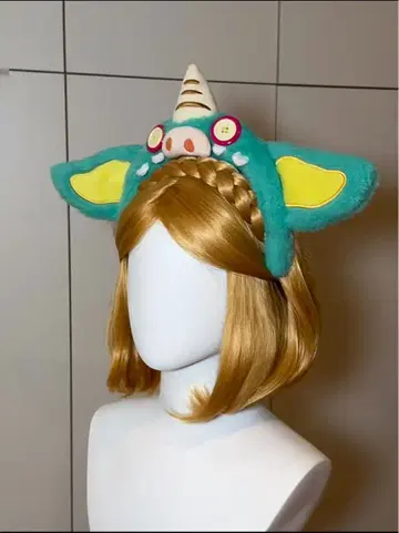 젤다의 전설 보코브린 돼지 헤어밴드 파란색